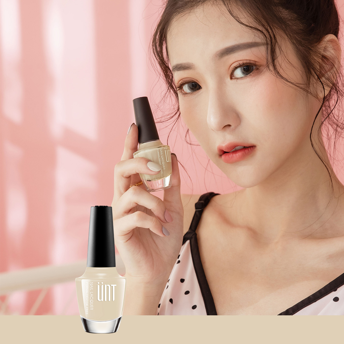 玩美持色指甲油-LJ091 牛奶泡泡浴