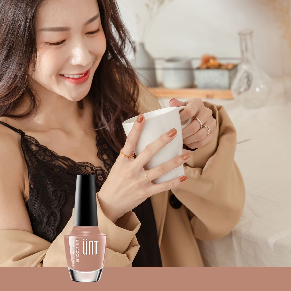 玩美持色指甲油-LJ100 愛上拿鐵不加糖